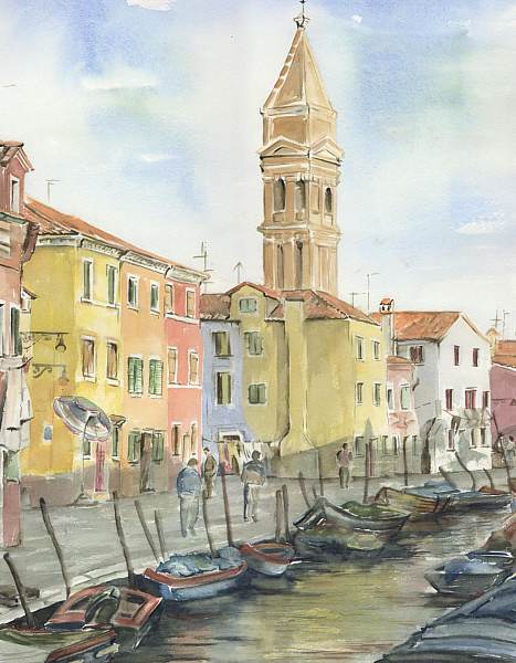 Aquarell/Burano