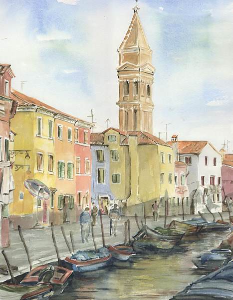 Aquarell/Burano