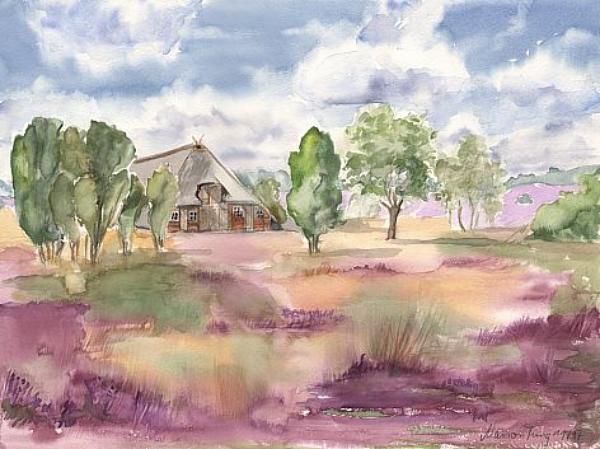 Aquarell/Lneburger Heide