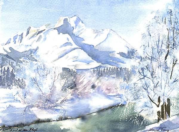 Aquarell/Winter amFlu